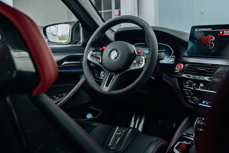 Interior vom BMW M5 CS in Zürich