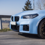 Seitenansicht Front BMW M2 Coupé am Bodensee